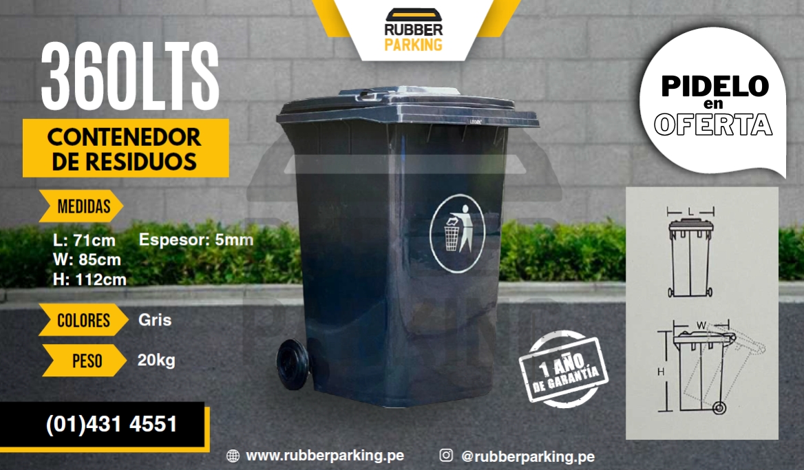 TACHOS Y CONTENEDORES DE BASURA