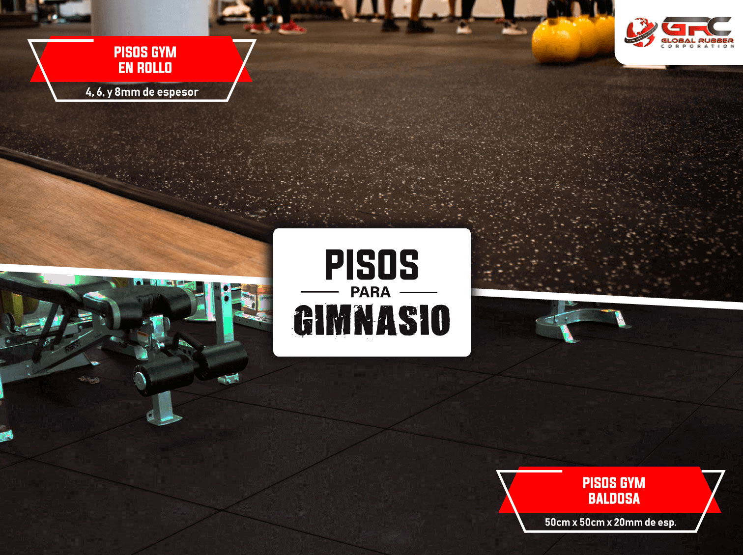 Pisos para crossfit gimnasio